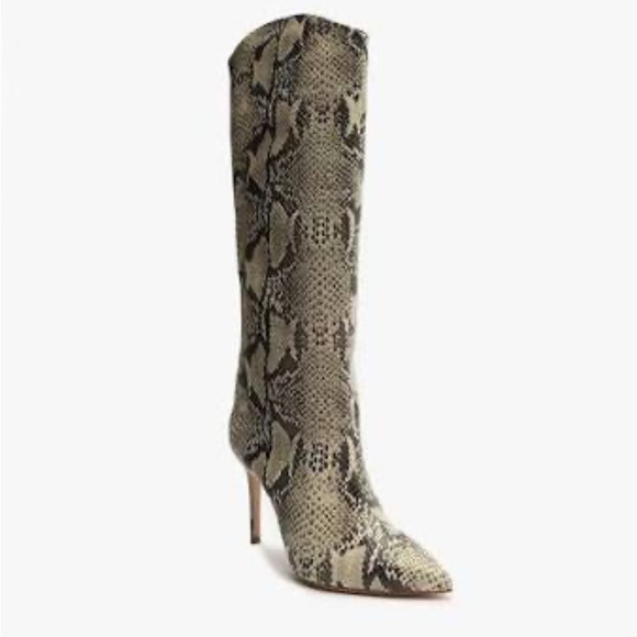 SCHUTZ Maryana Python Boots - Picture 1 of 6